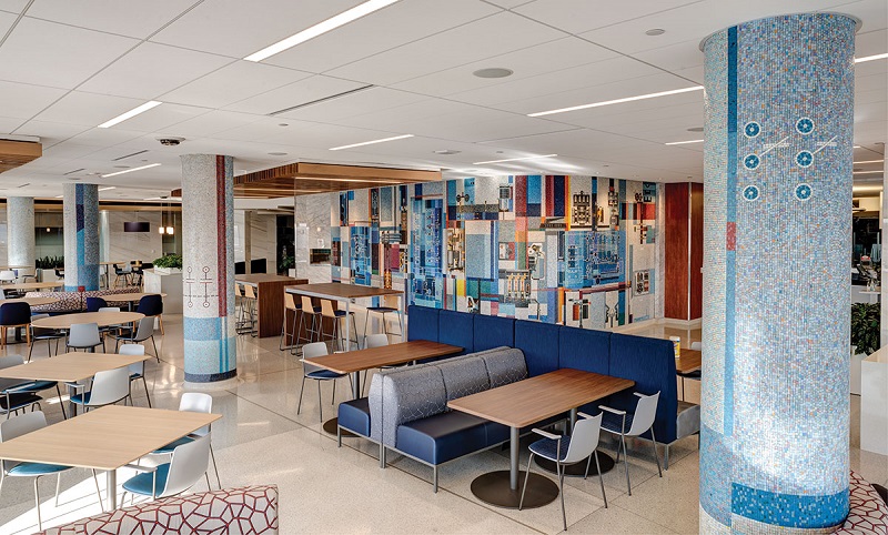 Rockwell Cafeteria:  Photo: David Erickson, AIAP