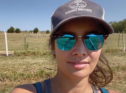 Barbara Decré, Savanna Institute's Wisconsin Community Agroforester, uses social media as an outreach tool to connect with beginning farmers interested in agroforestry.