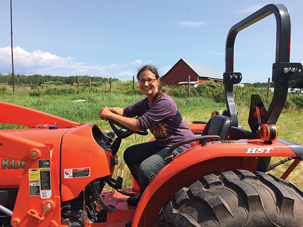 Claire Hintz of Elsewhere Farm. Photo by Hope McLeod