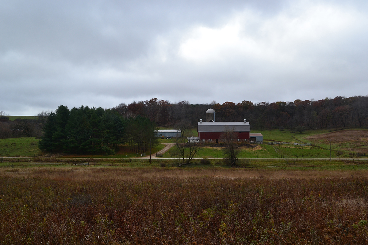 The Duren family farm, located just south of Cazenovia.