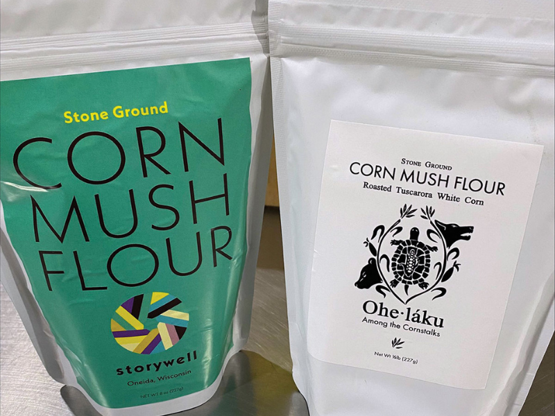 Corn Mush Flower from Oneida, Wisconsin. Credit: Feeding America Eastern Wisconsin.