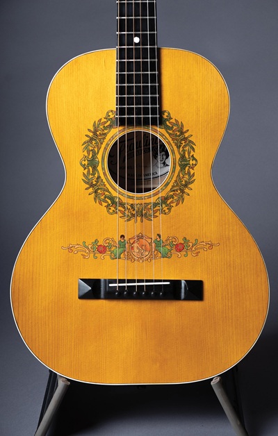 Detailing from one of Cambio’s custom guitars.