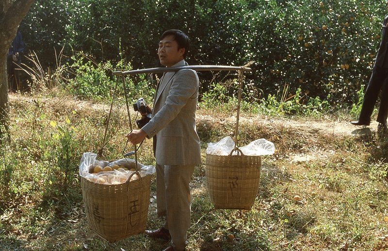 Paul Hsu during the early days of Hsu Ginseng Enterprises.