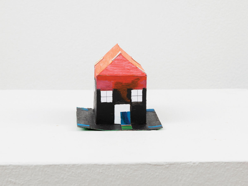 M. Winston. Untitled (Green Bay House). 2022. Acrylic paint, gravel, paper, and cardboard. 3.75x10.75.7 inches. M. Winston. Untitled (Green Bay House). 2022. Acrylic paint, gravel, paper, and cardboard. 3.75x10.75.7 inches.