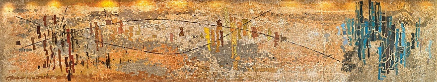The Marine Bank mosaic by Merritt Yearsley Photo: David Erickson, AIAP