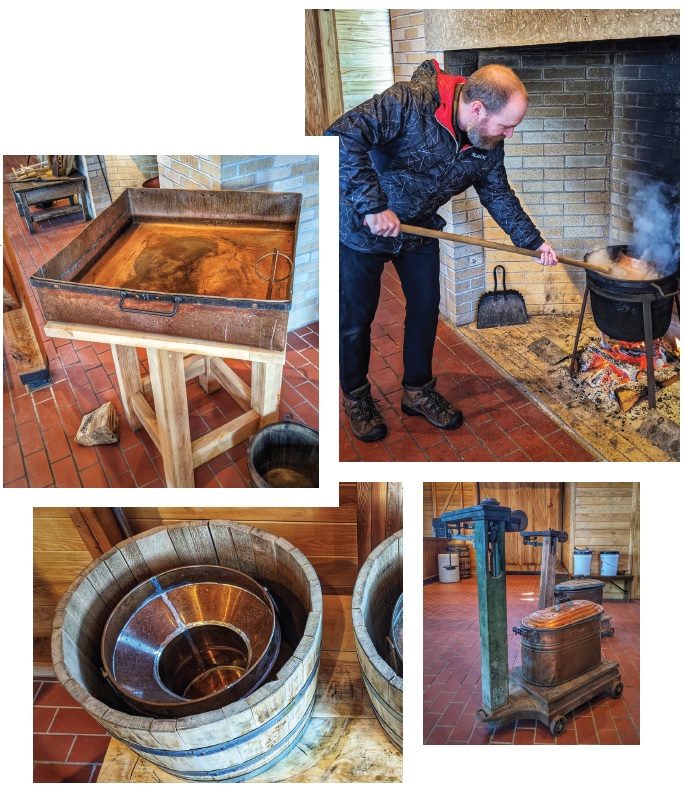 photo collage from article on brewing at Old World Wisconsin