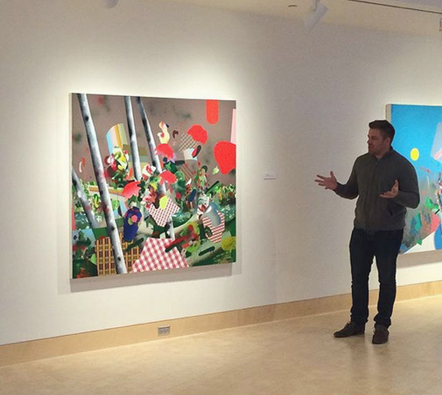 Tom Berenz’s artist talk at James Watrous Gallery