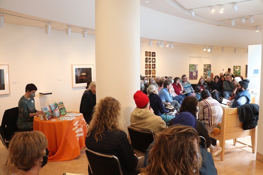 A crowd shot of the Seeds of Resilience event