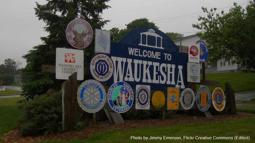 Waukesha is the first community to successfully receive permission to buy water from the Great Lakes (specifically, Lake Michigan) under the 2008 Great Lakes Compact.