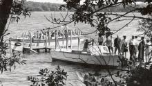 Lake Mendota’s Picnic Point in 1960. George Gurda, via UW Digital Collections