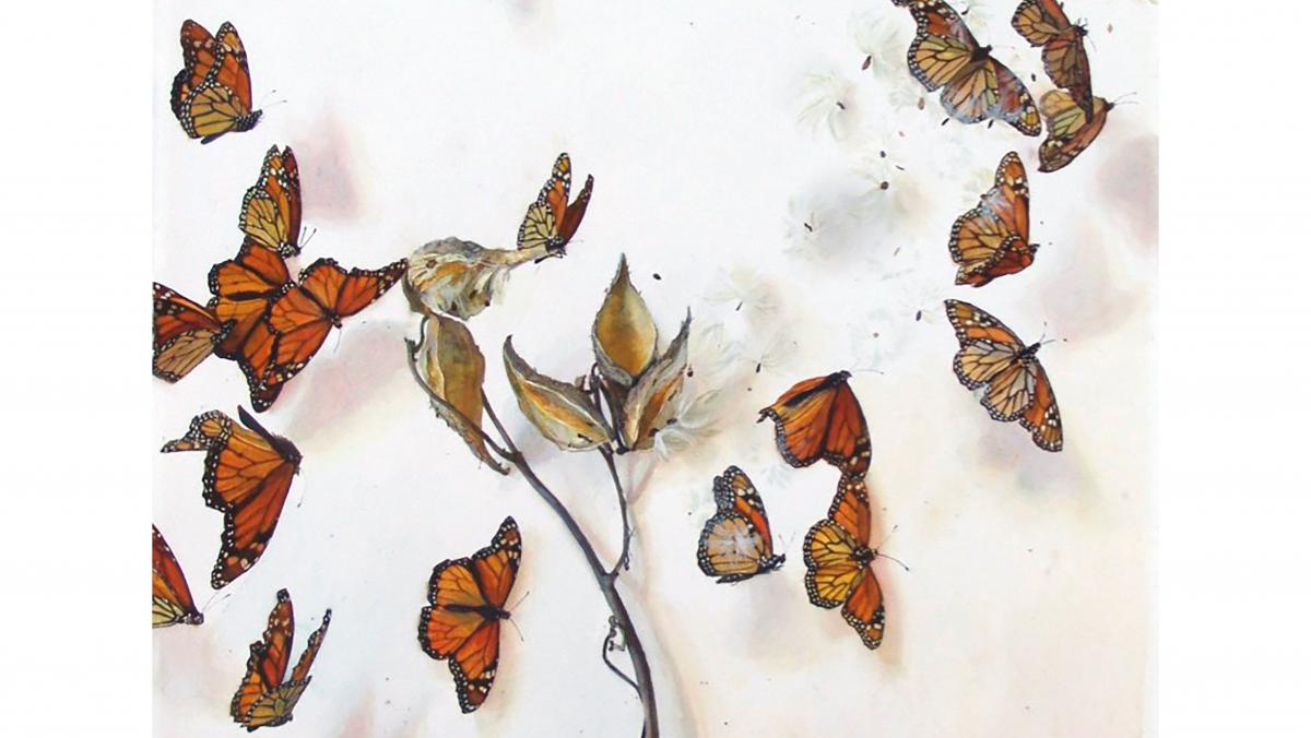 Katie Musolff_Milkweed Monarch (detail)