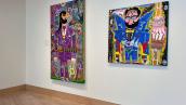 Image of Romano Johnson's art in Gospel Love Heart at Watrous Gallery
