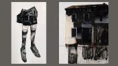 Art by Stacey Steinberg (L) Carrying Home and (R) Charred