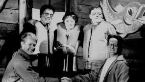 David, Jim & ghouls. Credit Michael Keinitz Golden Chargers