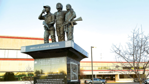 Hmong-Lao Veterans Memorial in Wausau. Credit: Chia Youyee Vang.